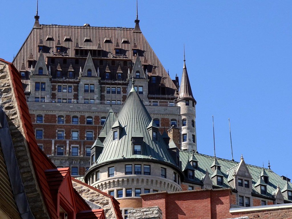Le Château Frontenac, Québec Il y a 72 ans que je demeure … Flickr