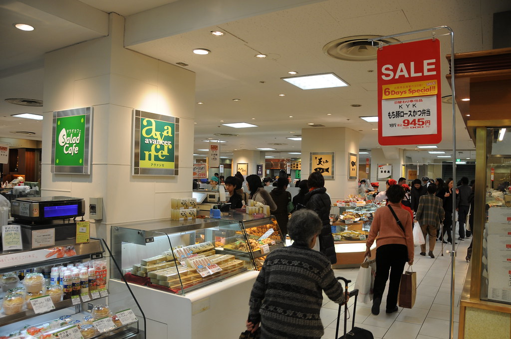 Kyoto department store food shop Caldwell Flickr