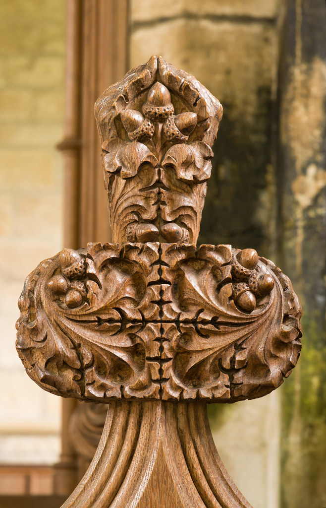 St Wilfrid's Church, Kirkharle, wood carving Lorrainec55 Flickr