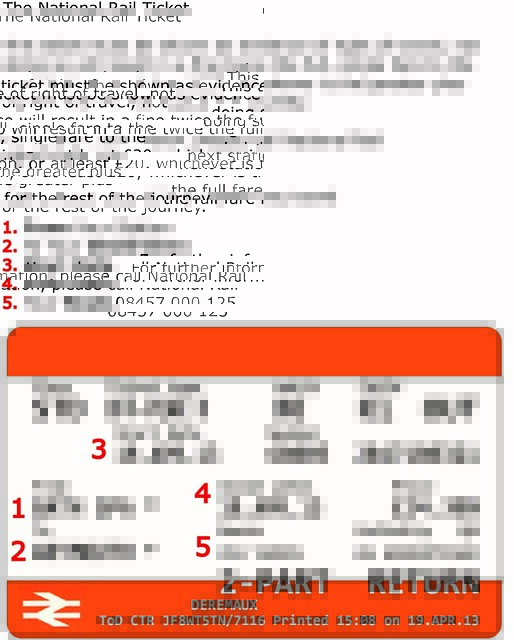 Understanding your Rail ticket a photo on Flickriver