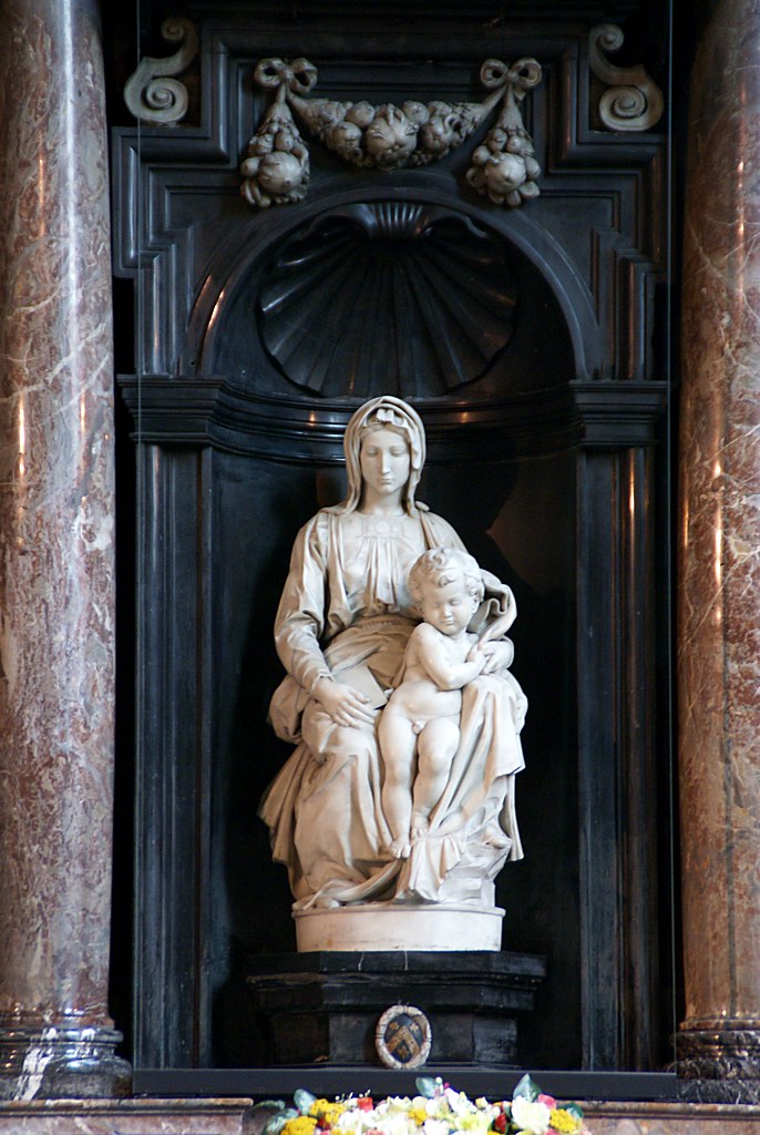 Brügge, Mariastraat, OnzeLieveVrouwekerk, Maria mit dem … Flickr