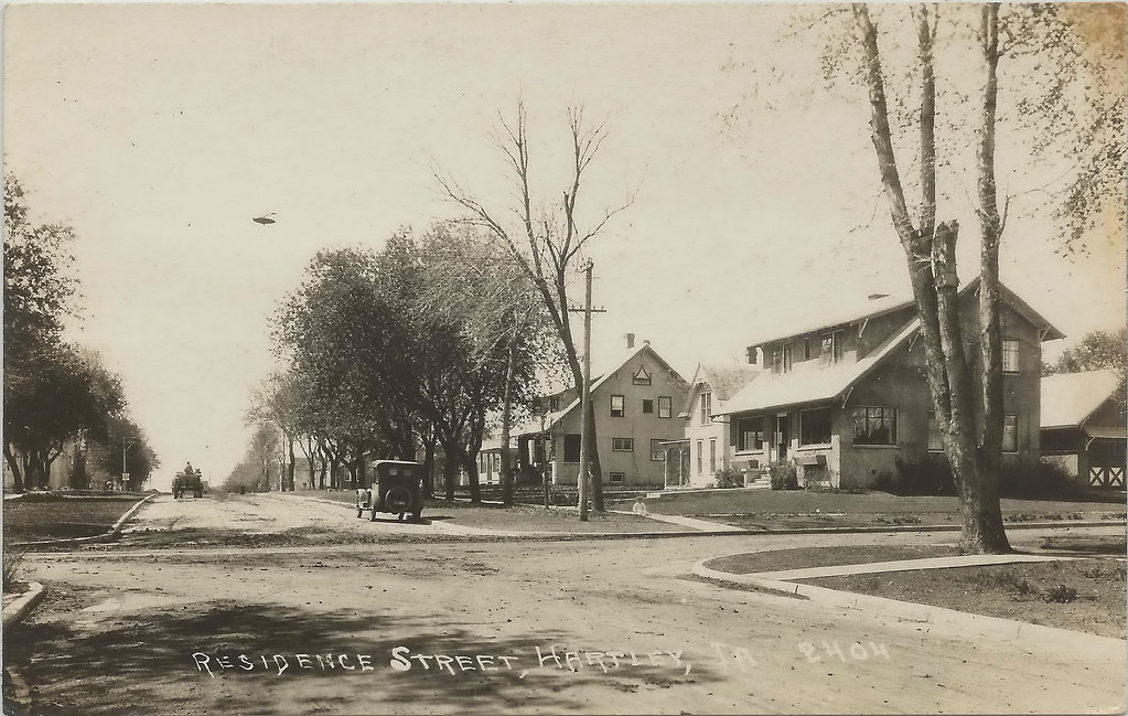 US IA Hartley IA RPPC Circa 1910 Harry Broders Bungalo on … Flickr