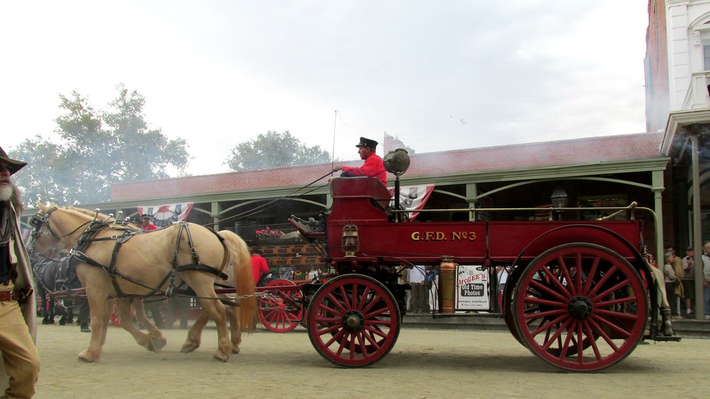 1880's Fire Dept Horse Drawn Fire Egine No. 3 8… Flickr