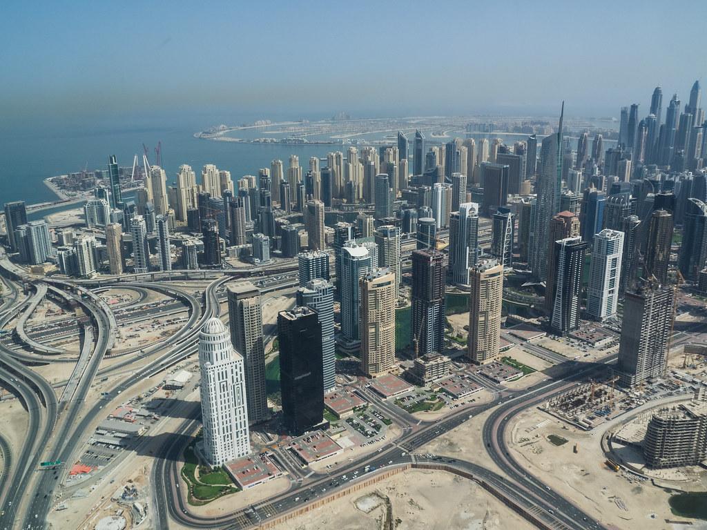 Dubai Marina / helicopter tours, aerial view Dubai, Dubai … Flickr