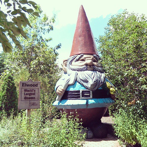 The World's Largest Garden Gnome. Ames IA. Named Elwood. A… Flickr