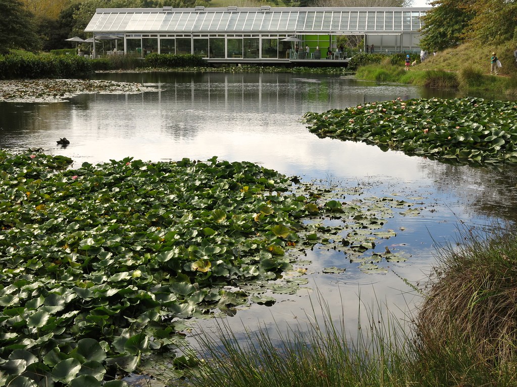 Brick Bay Sculpture Trail View to the glasshouse Blogged k… Flickr