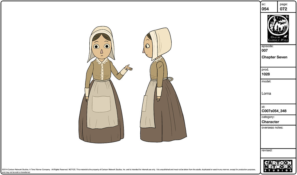 Over the Garden Wall Lorna Color Design All rights Cartoon… Carol