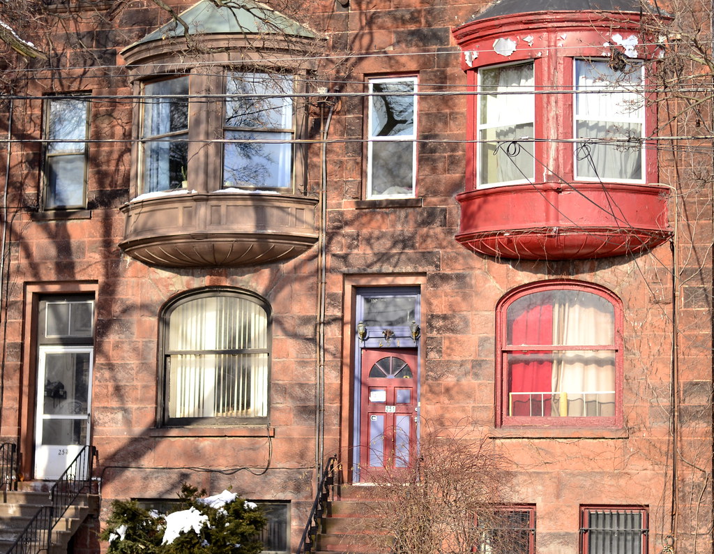 Brownstone 41/365 Brownstones on a city street Marcy Leigh Flickr