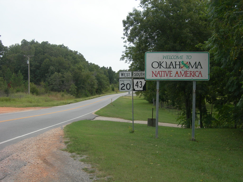 to Oklahoma At the ARMOOK tri state marker near … Flickr