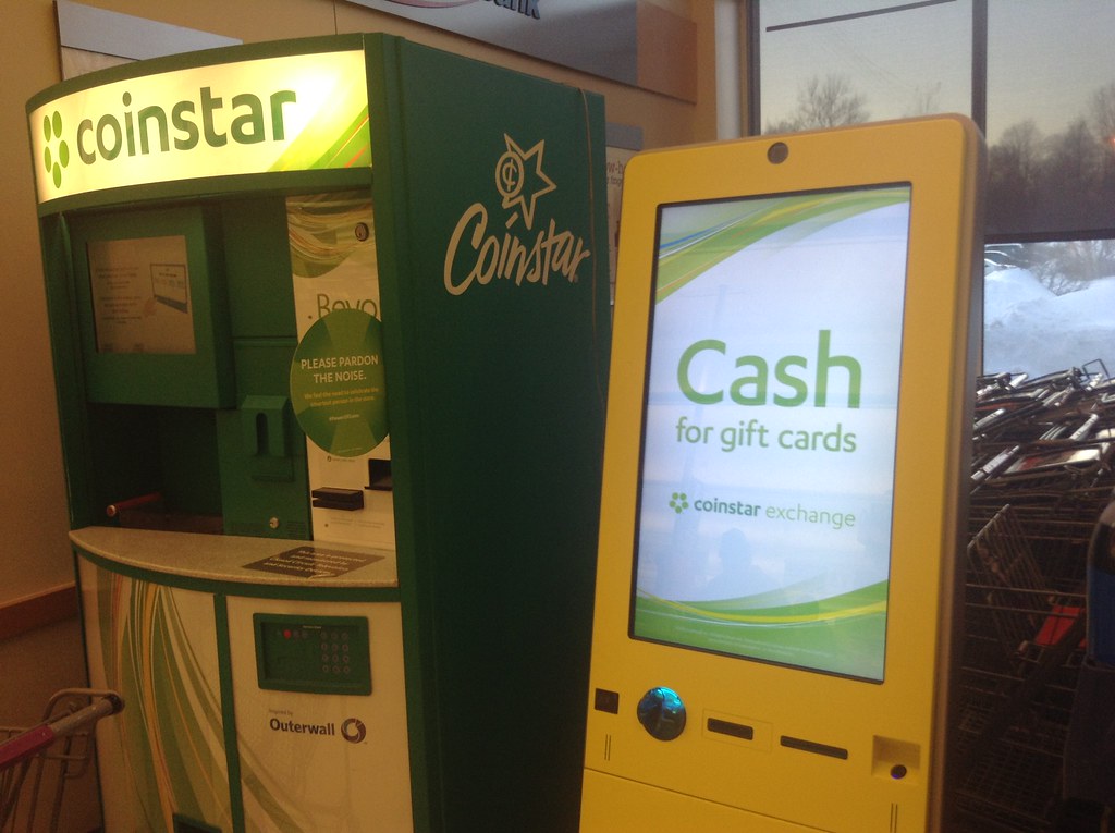 Coinstar Cash for Gift Cards Machine, 5/2015, by Mike Moza… Flickr