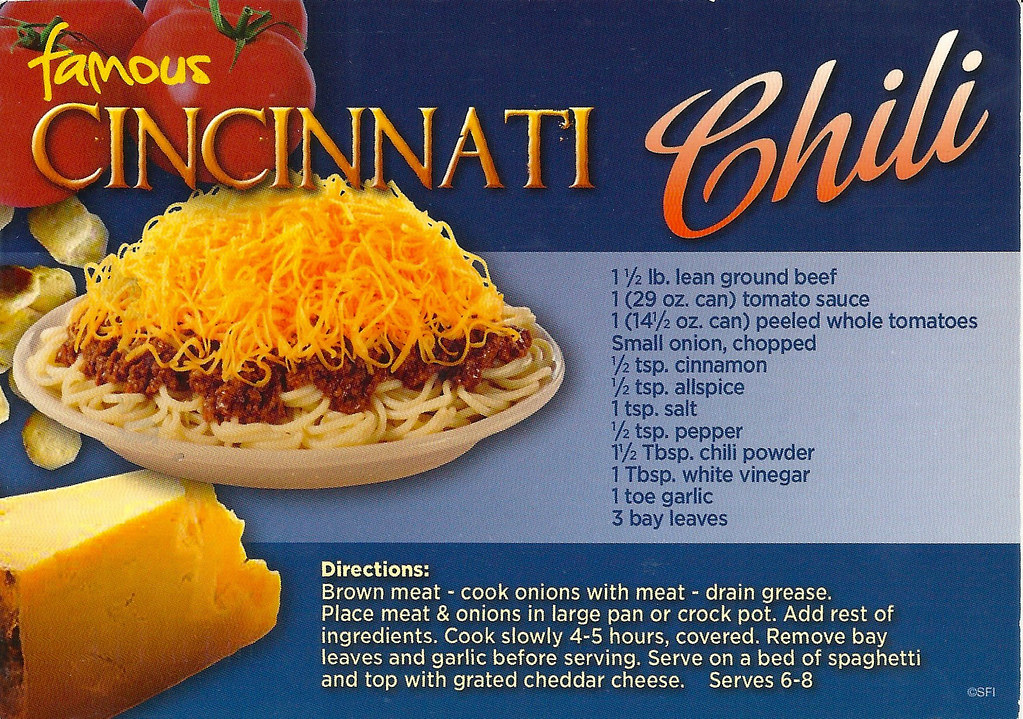 Famous Cincinnati Chili Monthly Favorite Surprise RR May 2… Flickr