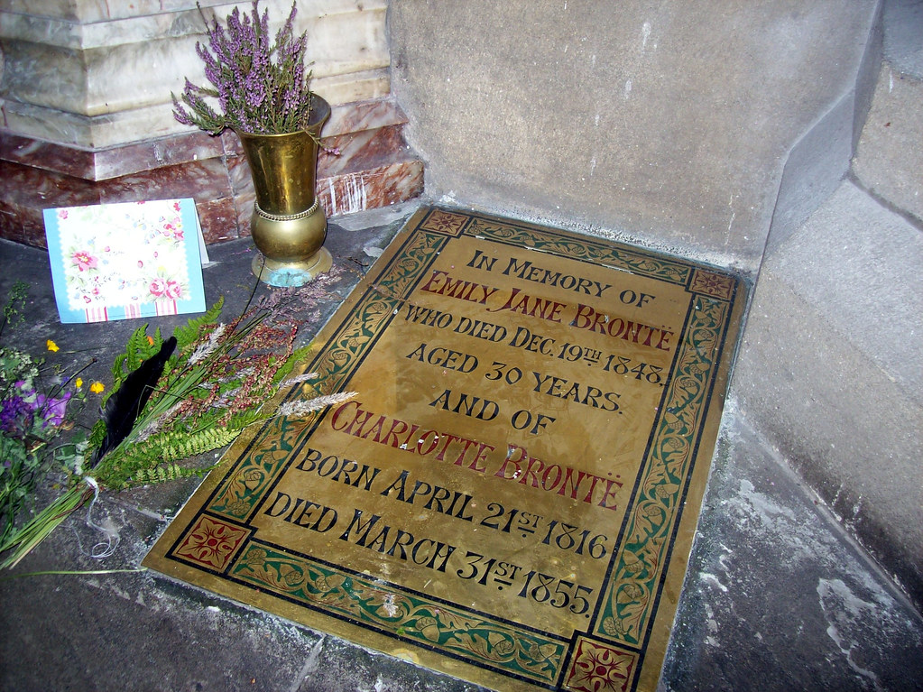 BRONTE MEMORIAL PLAQUE In Haworth parish church of St Mich… Flickr