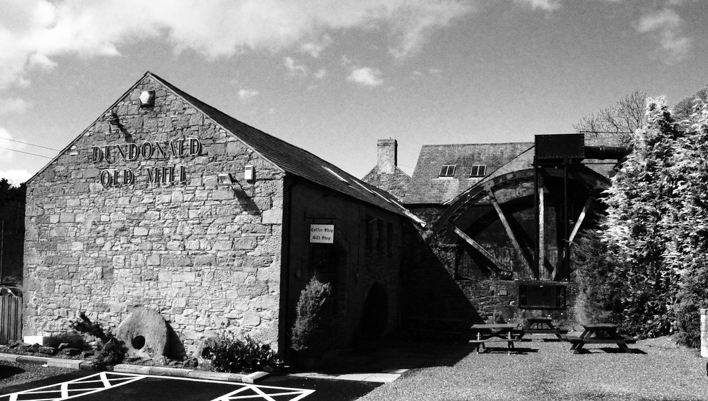 Dundonald Old Mill, B&W Dundonald Old Mill, on the Belfast… Flickr