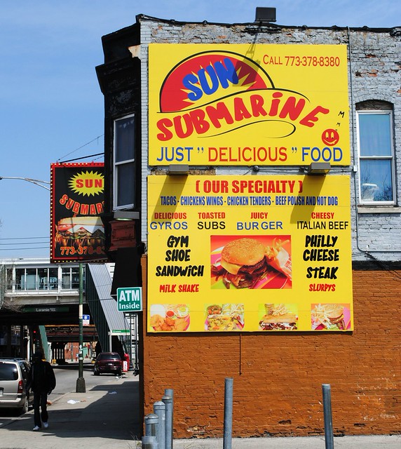 Sun Submarine, home of the gym shoe sandwich. a photo on Flickriver