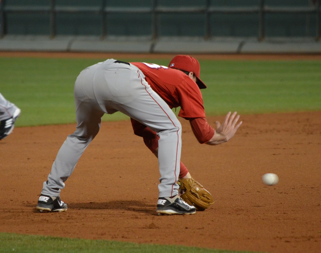 86 cfb baseball player jockstrap and cup bulge from behind… Flickr