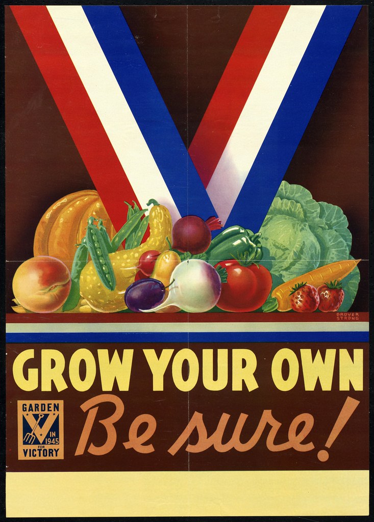 Victory Garden Poster, World War II Description Colorful … Flickr