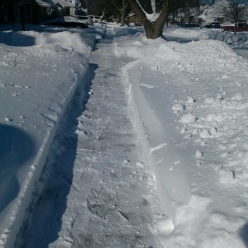 Very grateful for the neighbor that snowblowed all of the… Flickr