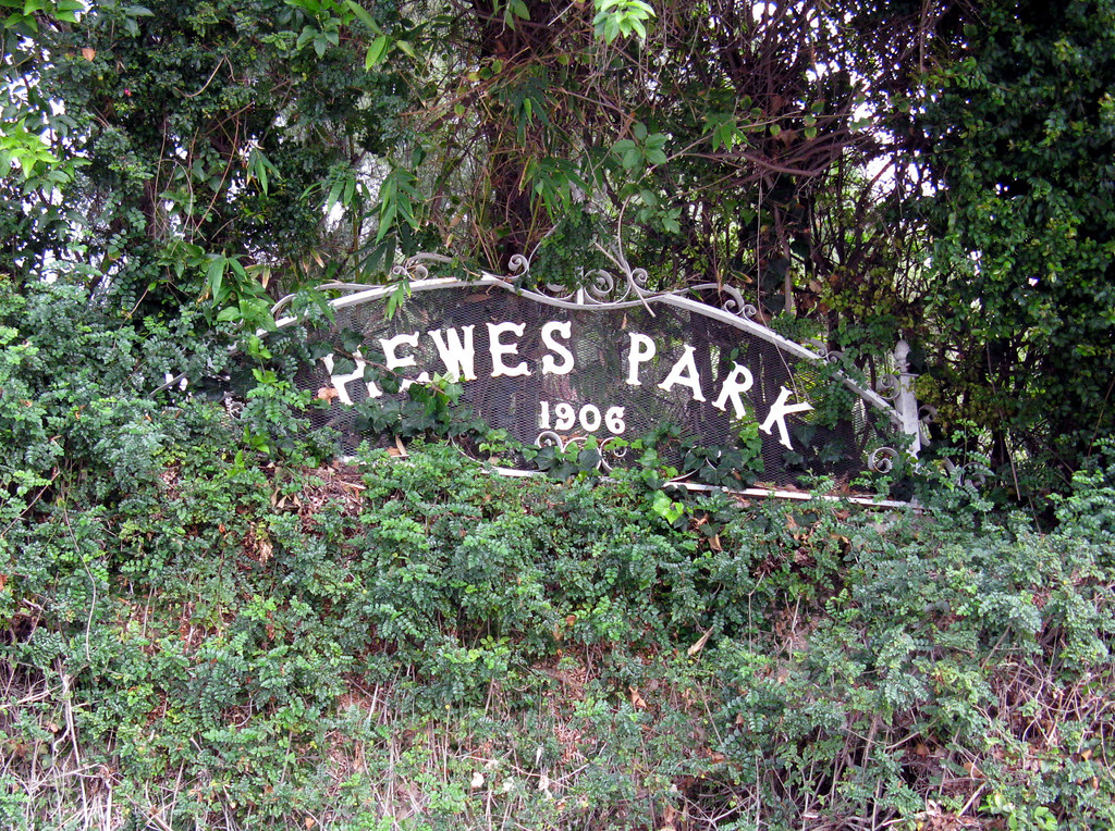 Hewes Park 1906 sign Hewes Park was designed by Robert G. … Flickr