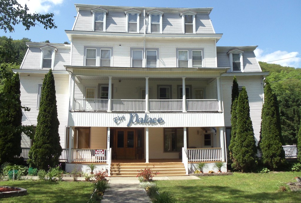 THE PALACE HOTEL in Fleischmanns, NY is now for sale. Carolyn Flickr