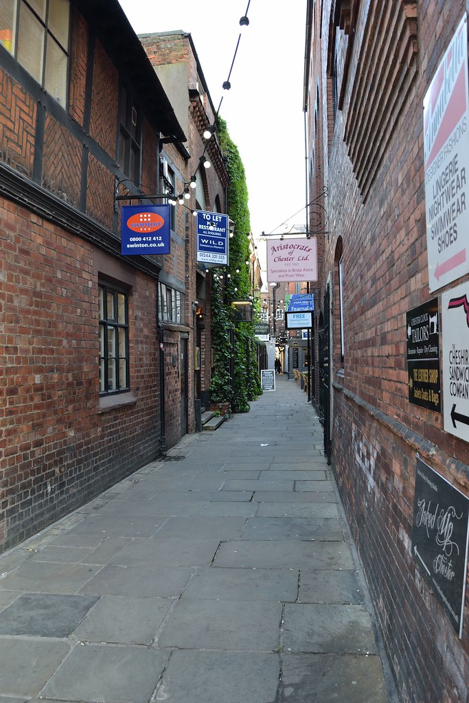 Duttons Chester A quick snap of the alleyway that contains… Flickr