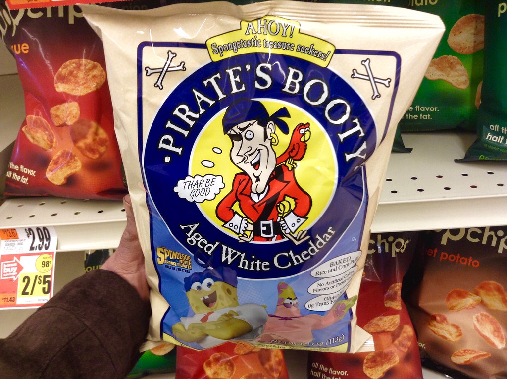 All sizes Pirate's Booty Popcorn Promoting SpongeBob the Movie, 2/