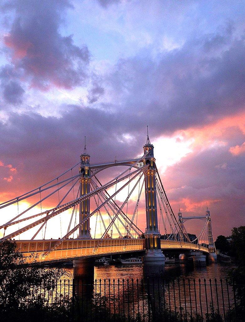 Albert Bridge London View from Battersea Park Flickr
