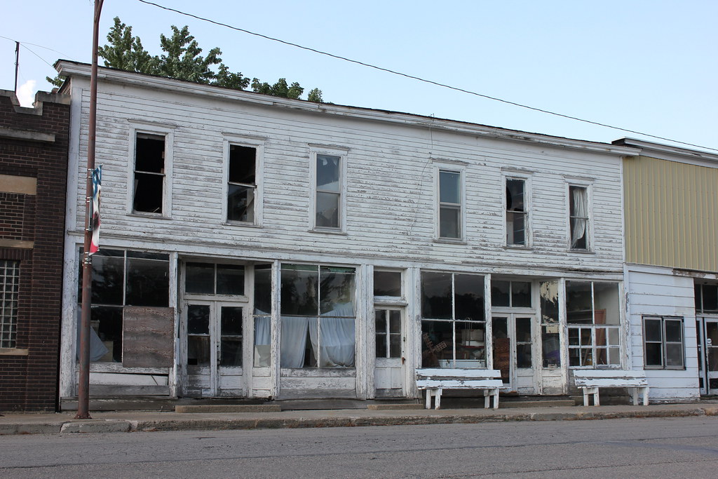 Downtown Building Rembrandt, IA This was demolished with… Flickr
