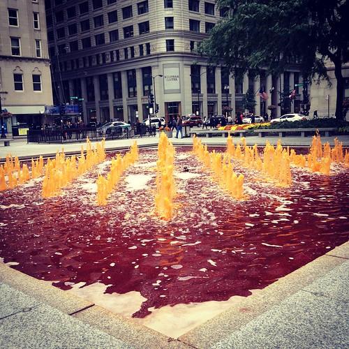 Daley Center Halloween Fountain Courtney Ureel Flickr
