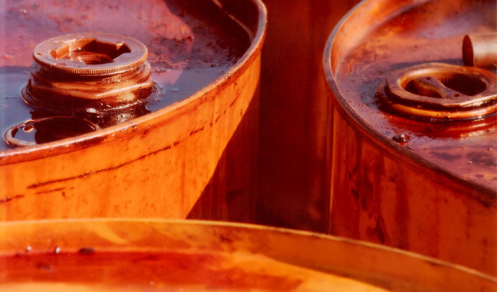 Lube Oil Drums....coop City Bronx NY Steven Oldak Flickr