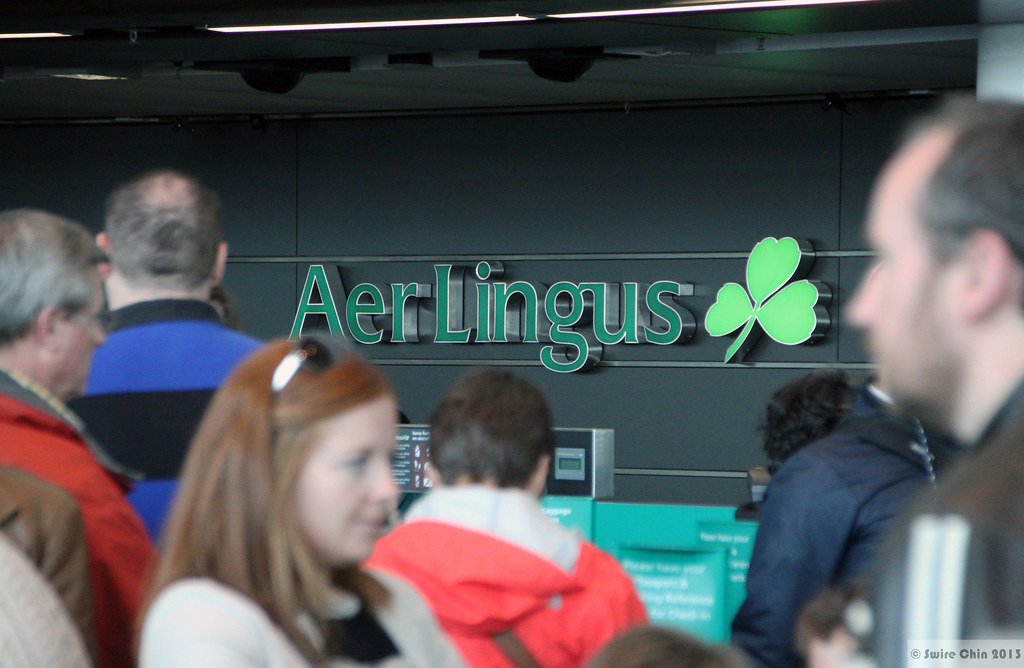 Aer Lingus checkin counters at Dublin Airport As a planes… Flickr