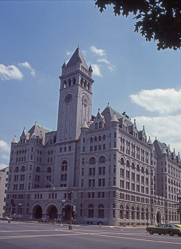 Old Post Office Washington DC 1977 About to a Trump… Flickr