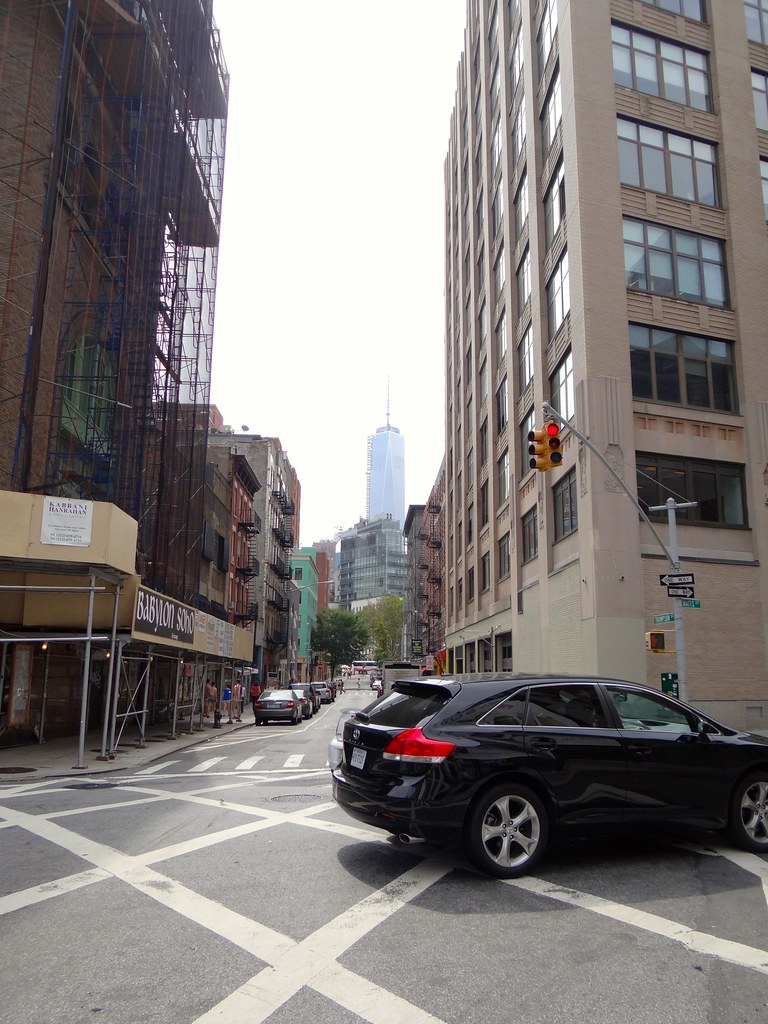 NYC Soho Thompson Street Freedom Tower seen from Thompson… Flickr
