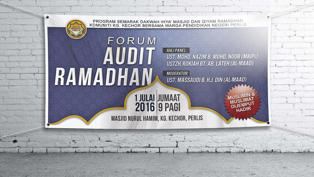 BANNER QIYAM RAMADHAN Jabatan Pendidikan Negeri Perlis