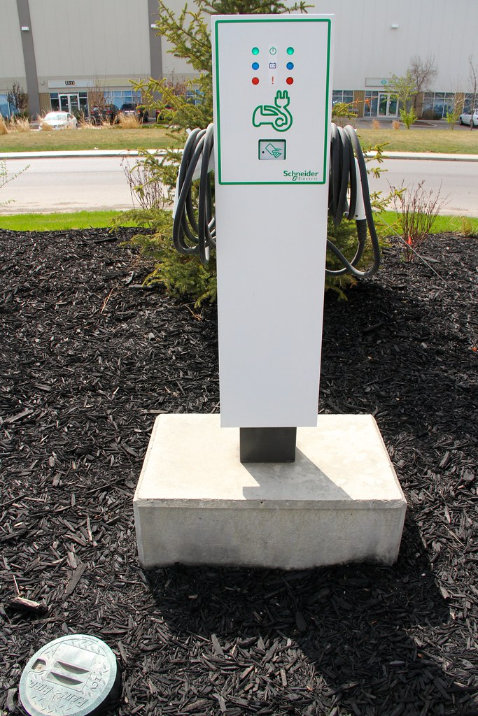 Electric car charger at EECOL Electric Store in Calgary … Flickr