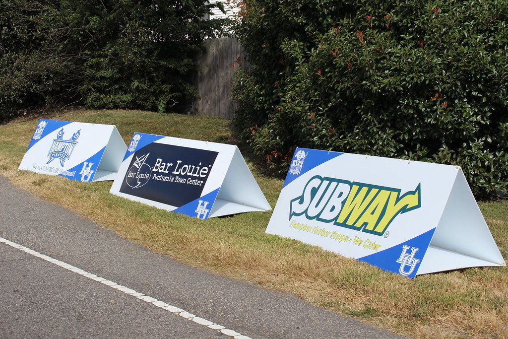 Side views Sideline signs Sir Speedy Hampton Flickr