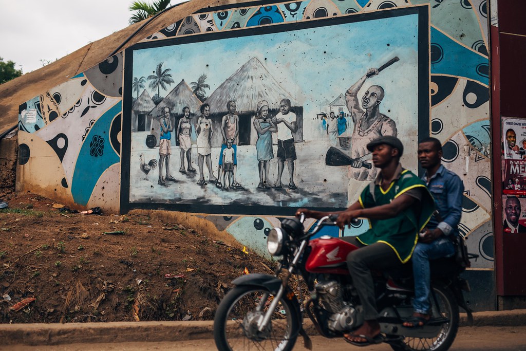 WallArt in Lagos Nigeria Very fascinating indeed! Flickr