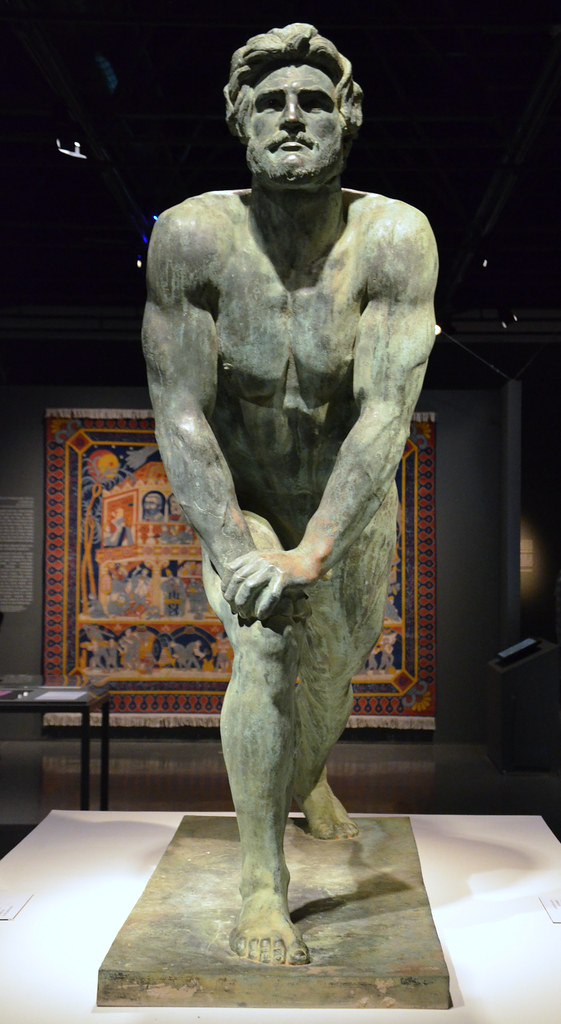 Bronze statue of Bar Kokhba in RomanHellenistic style scu… Flickr