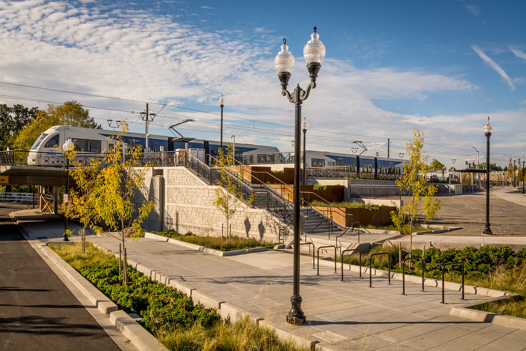 MAX Orange Line at SE Milwaukie Station TriMet Flickr