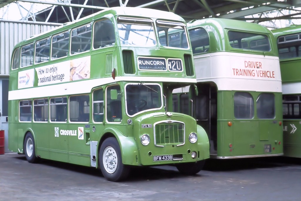 19772003 Rock Ferry BFM433B XFM201 Inside the Crosville ga… Flickr