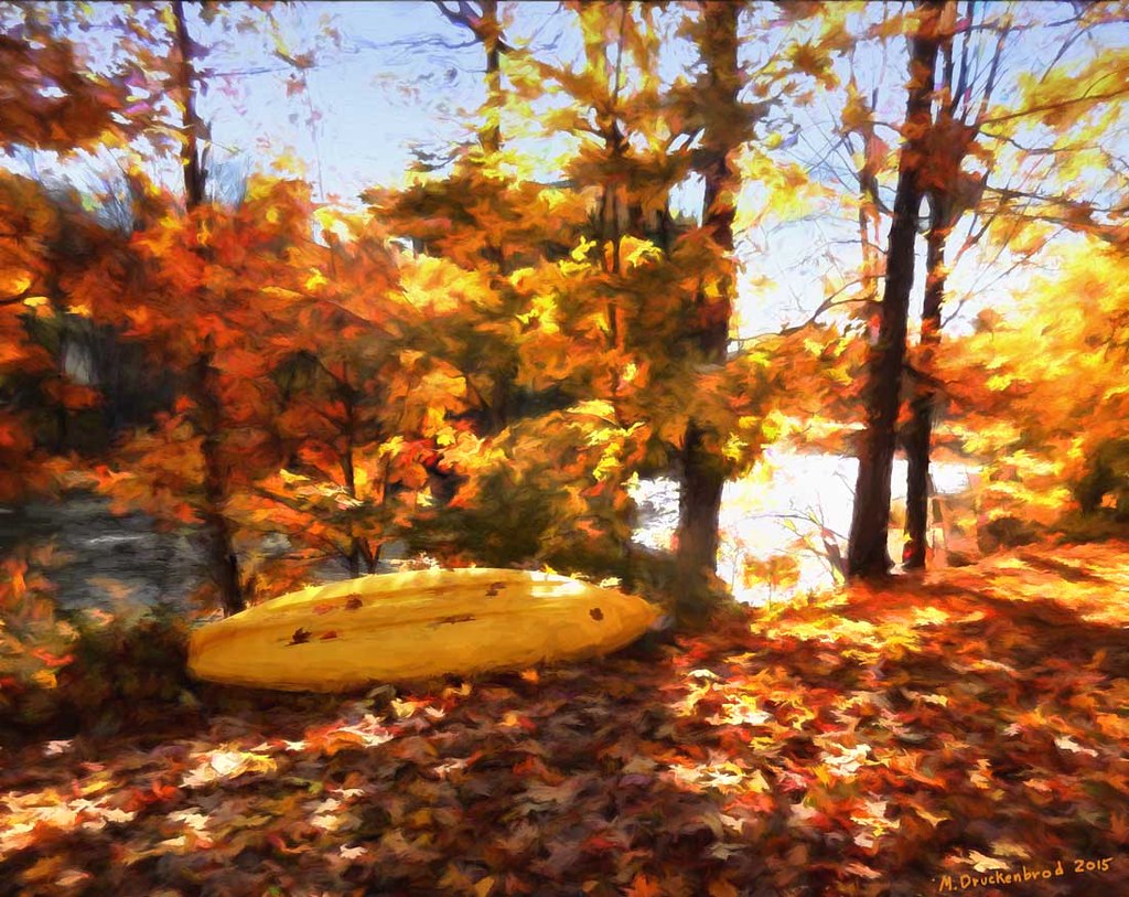 Lone Canoe on the shore of Dublin Pond in Dublin NH Flickr
