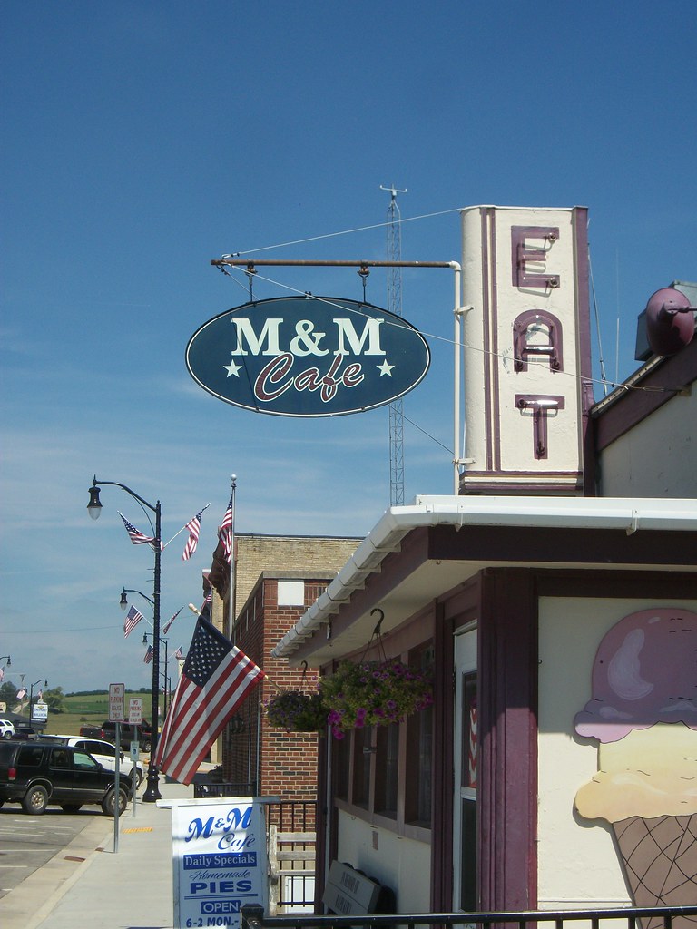 lunch in Monticello, WI Barbara Flickr