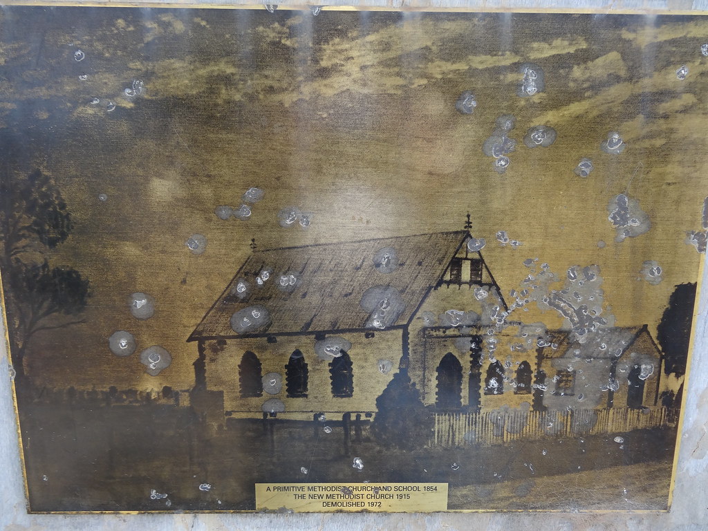 Burton Church as depicted on a plaque at the cemetery site… Flickr