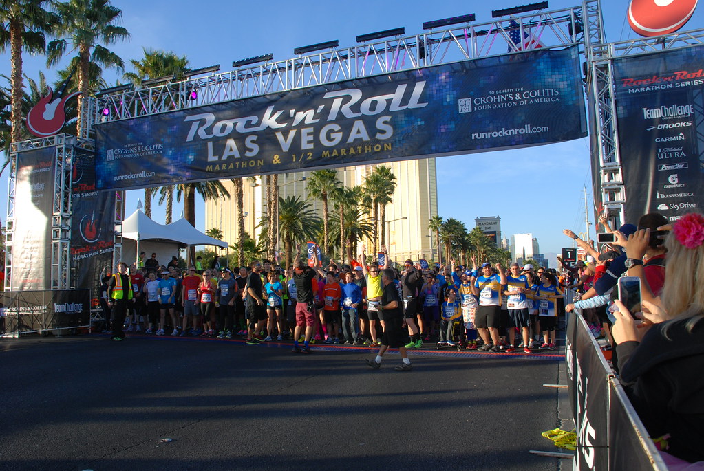 Las Vegas Rock 'n' Roll Half Marathon Before the