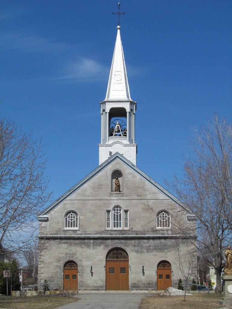 SainteAnnedeBellevue Church (spring) Built from 1853 to… Flickr