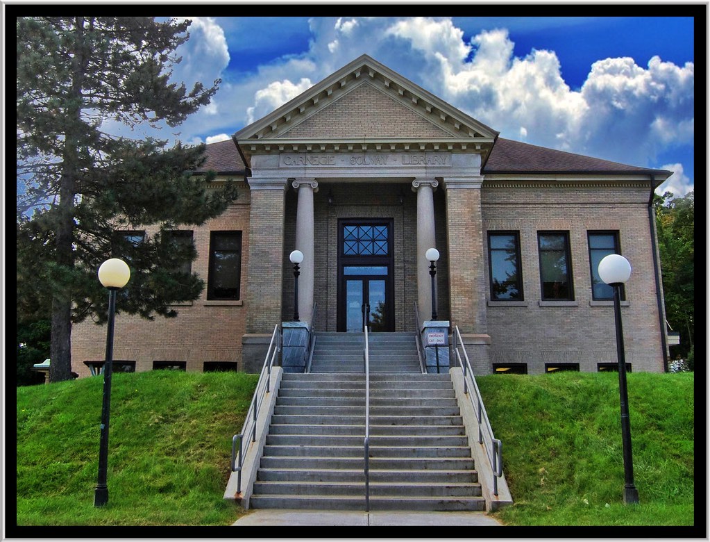 Solvay Public Library Solway New York Historic Building a photo