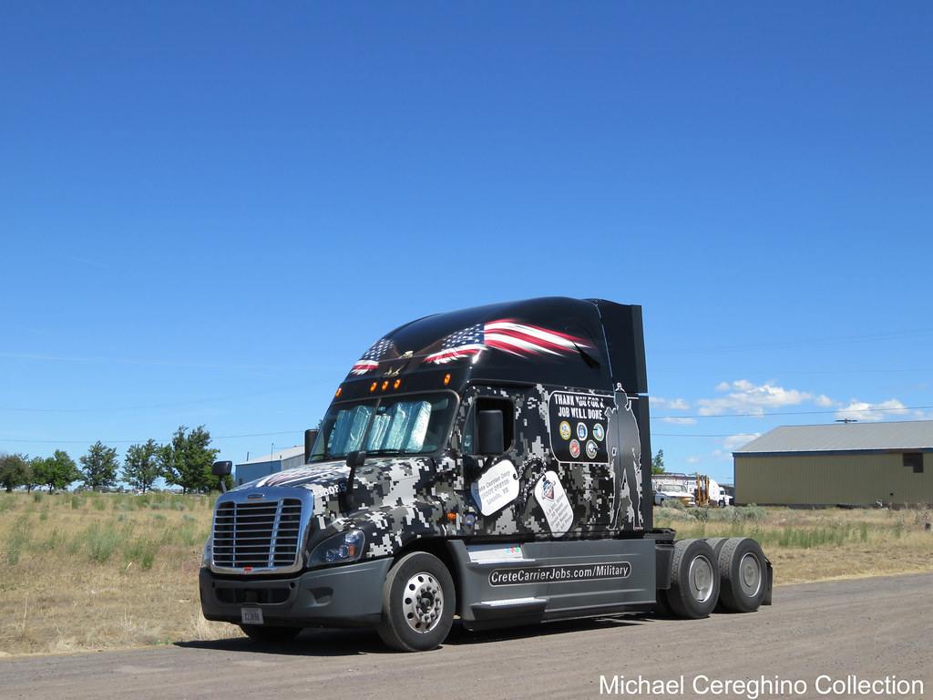 Crete Carrier Corp Freightliner Cascadia Evolution "Patrio… Flickr
