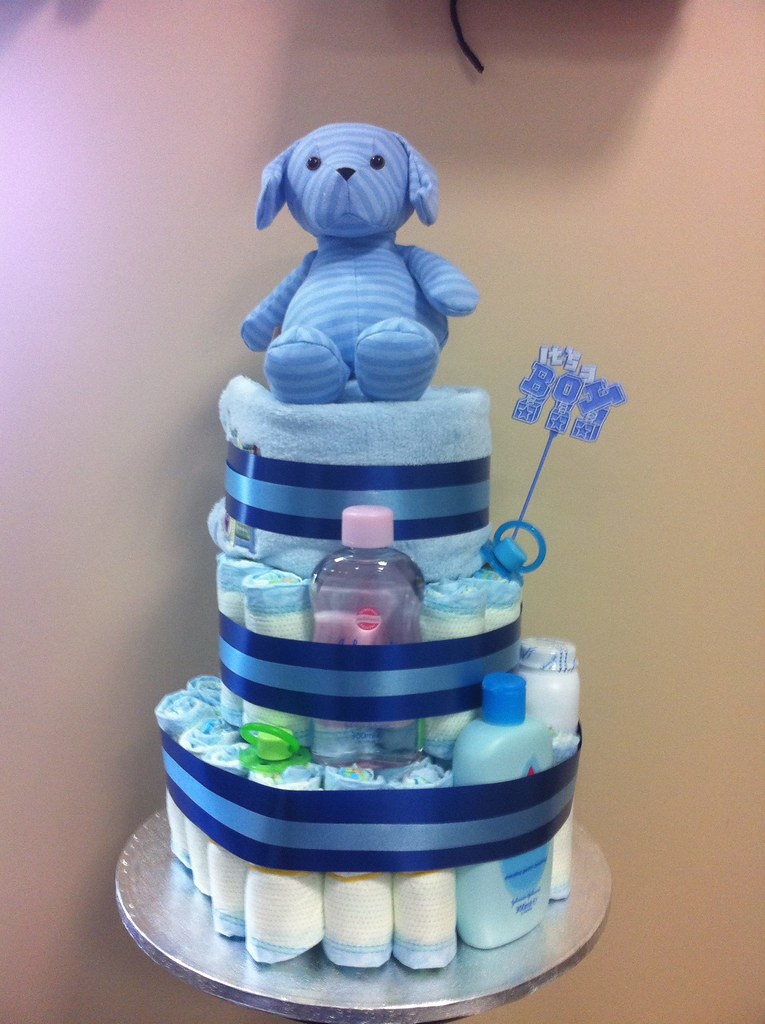 Nappy Cakes Nappy Cakes are an ideal new baby gift. Joanne Dillon Flickr