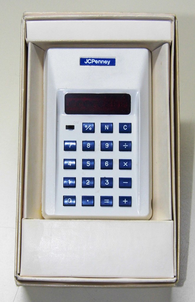 Vintage JC Penney Model 2310 Electronic Pocket Calculator,… Flickr