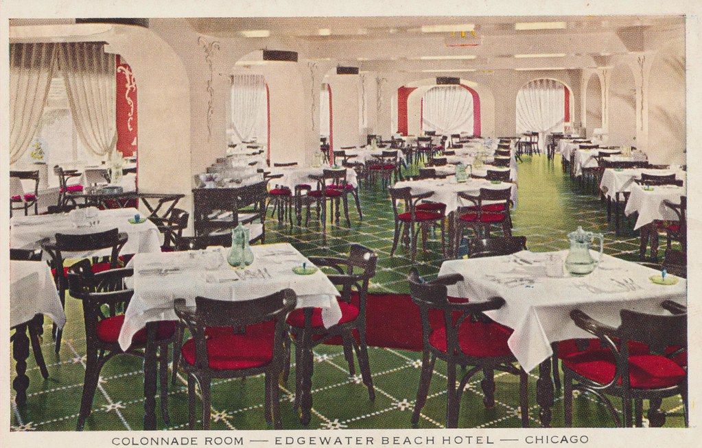 Edgewater Beach Hotel Chicago, Illinois Colonnade Room … Flickr