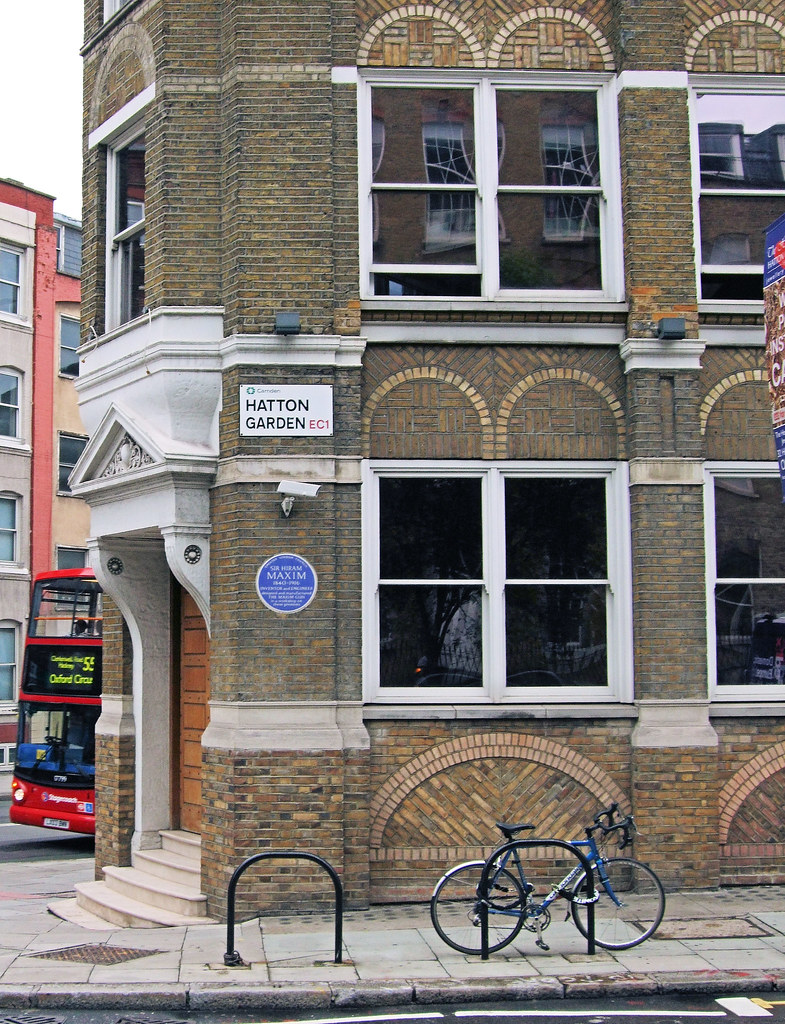 Hiram Maxim's Hatton Garden London. Sir Hiram … Flickr